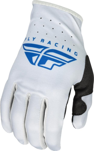 Fly Racing - Fly Racing Lite Youth Gloves - 376-716YM - Gray/Blue - Medium