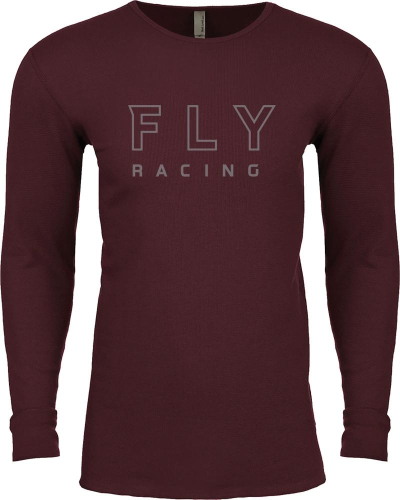 Fly Racing - Fly Racing Thermal Long Sleeve Shirt - 352-4132S - Dark Red - Small