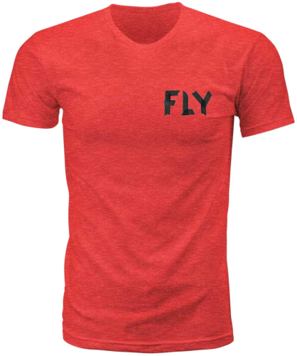 Fly Racing - Fly Racing Tape T-Shirt - 352-0232X - Heather Red - X-Large