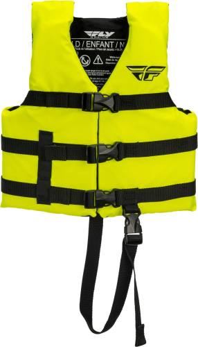 Fly Racing - Fly Racing Nylon Child Vest - 112224-300-001-20 - Yellow - 30-50 Lbs.