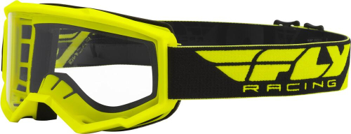 Fly Racing - Fly Racing Focus Youth Goggles (2021) - FLC-007 - Hi-Vis Yellow - OSFM