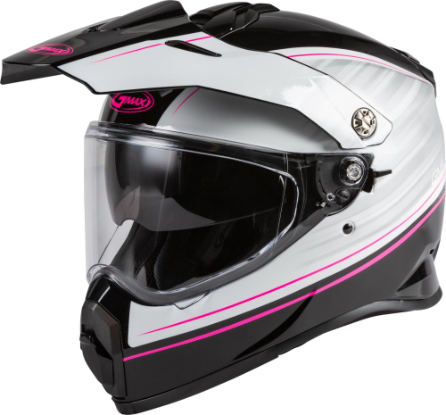 G-Max - G-Max AT-21 Raley Helmet - G1211405 - Black/White/Pink - Medium