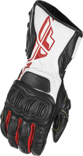 Fly Racing - Fly Racing FL-2 Gloves - #5884 476-2081~3 - Black/White/Red - Medium