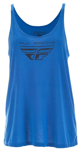 Fly Racing - Fly Racing Imprint Womens Tank Top - 356-6141M - Royal Blue - Medium