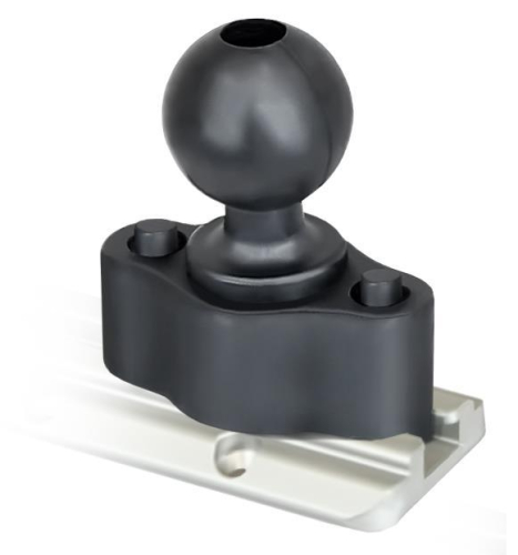 RAM Mounts - RAM Mounts RAM 1.5in. Ball Quick Release Track Base (Track Dimensional Range: .250in. - .562in.) - RAP-383U