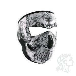 Zan Headgear - Zan Headgear Full Face Mask - WNFMO002 - Skull - Oversize