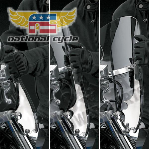 National Cycle - National Cycle SwitchBlade Chopped Windshield - Tint - N21432A