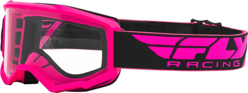 Fly Racing - Fly Racing Focus Youth Goggles (2021) - FLC-006 - Pink - OSFM