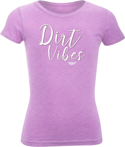 Fly Racing - Fly Racing Fly Girl Dirt Vibes Tee - 356-0522M - Lilac - Medium