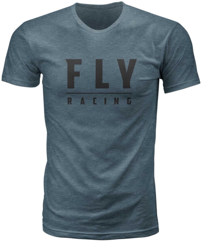 Fly Racing - Fly Racing Fly Logo T-Shirt - 352-1248S - Indigo Blue - Small