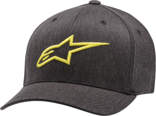 Alpinestars - Alpinestars Ageless Curve Hat - 1017-81010-1955-LG/X - Gray/Hi Viz Yellow - Lg-XL