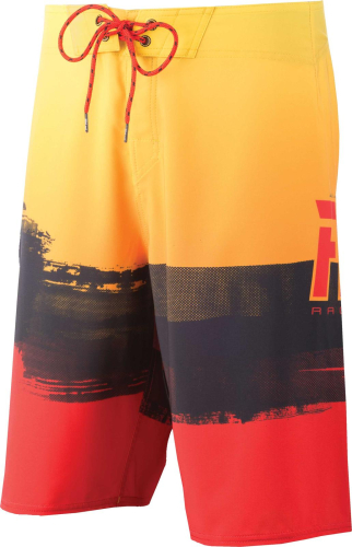 Fly Racing - Fly Racing Paint Slinger Board Shorts - 353-19438 - Red/Yellow - 38