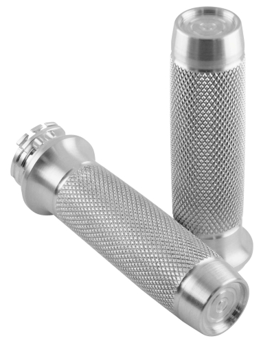 Brass Balls Cycles - Brass Balls Cycles Knurled Moto Grips - Natural - BB08-201