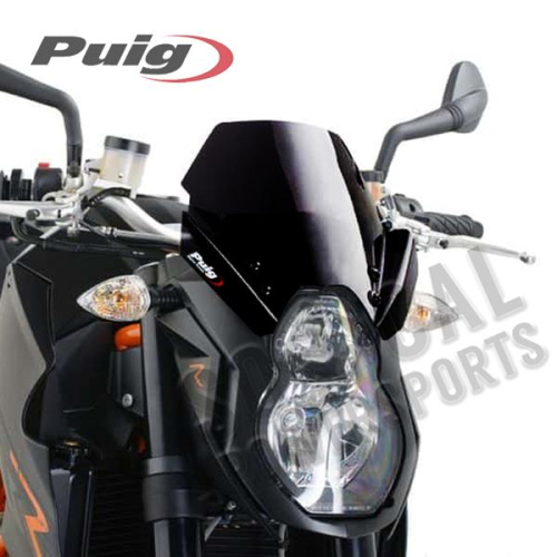 PUIG - PUIG Naked New Generation Sport Windscreen - Black - 4942N