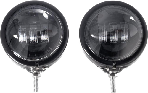 Letric Lighting Co. - Letric Lighting Co. 4.5in. Passing Lamp Assembly - Black LED with Black Shell - LLC-PL-BB