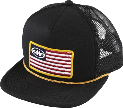 FMF Racing - FMF Racing Stars and Bars Hat - SP21196911-BLK-OS - Black - OSFM