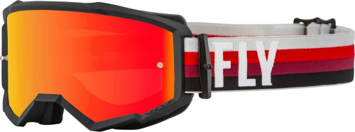 Fly Racing - Fly Racing Zone Goggles - 37-51493 - Black/Red / Red Mirror/Amber Lens - OSFM