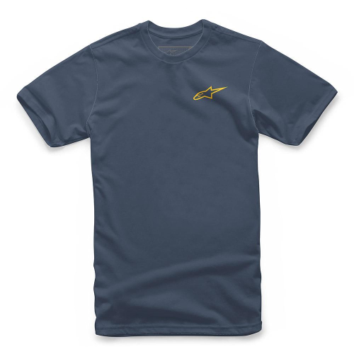 Alpinestars - Alpinestars Neu Ageless T-Shirt - 1018-72012-7059-X - Navy/Gold - X-Large