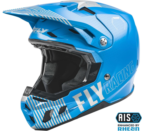 Fly Racing - Fly Racing Formula CC Primary Youth Helmets - 73-4303YL - Blue/Gray - Large