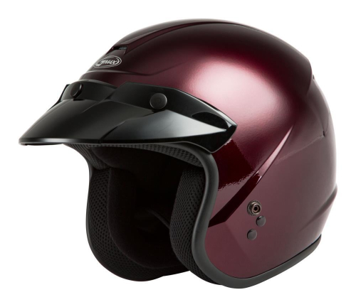 G-Max - G-Max OF-2Y Solid Youth Helmet - G1020102 - Wine Red - Large