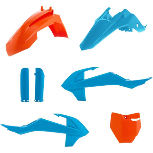 Acerbis - Acerbis Full Plastic Kit - TLD Orange/Blue - 2686021415