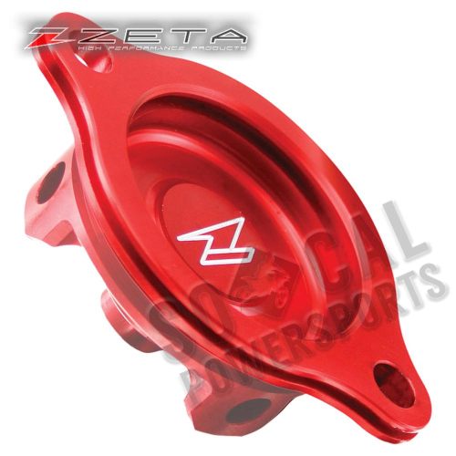 ZETA - ZETA Oil Filter Cover - Red - ZE90-1253