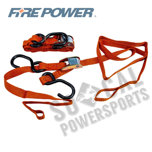 WPS - 1in. Tiedown with Soft Tie - Orange