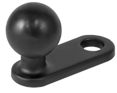 RAM Mounts - RAM Mounts RAM 2.25in. x 0.87in. Motorcycle Base with 11mm Hole and 1in. Ball - RAM-B-252U