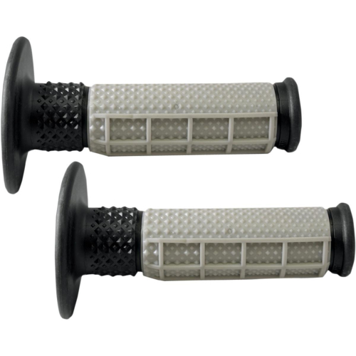 Avon Grips - Avon Grips Half-Waffle MX Grips - Gray - MXW06