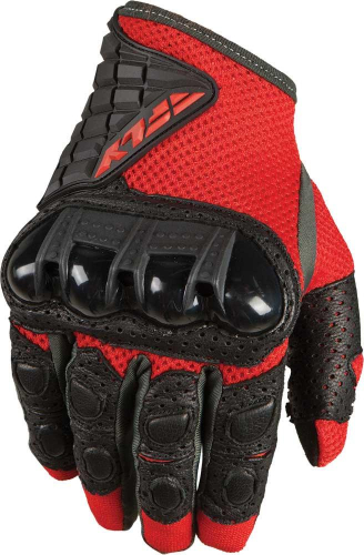 Fly Racing - Fly Racing CoolPro Force Gloves - 476-4111-4  #5692 - Red/Black - X-Large