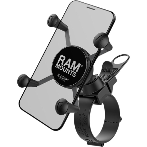 RAM Mounts - RAM Mounts X-Grip Phone Mount w/ Ez-Strap Rail Mount - RAP-SB-187-UN7