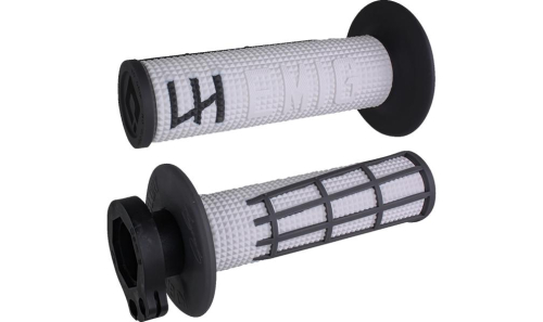 ODI - ODI Emig 2.0 Racing V2 Lock-On Grips - White/Graphite - H36E2WH