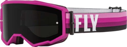 Fly Racing - Fly Racing Zone Goggles - 37-51497 - Pink/Black / Dark Smoke Lens - OSFM