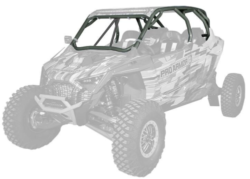 Pro Armor - Pro Armor Pro R Cage with Intrusion Bars - Stealth Gray - P2112C055SG