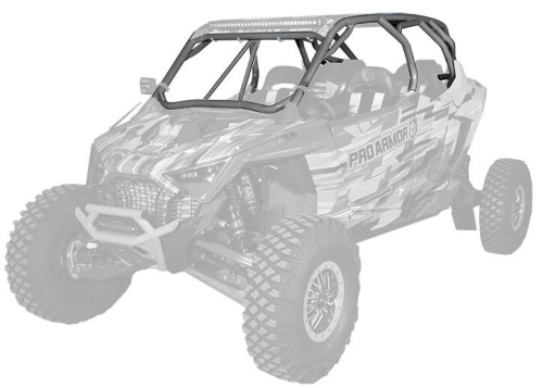 Pro Armor - Pro Armor Pro R Cage with Intrusion Bars - Titanium Matte Metallic - P2112C055TMM