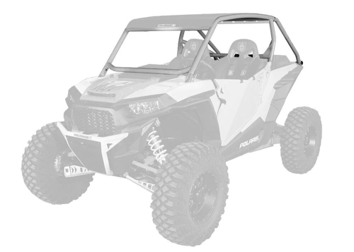 Pro Armor - Pro Armor Baja Cage - Ghost Gray - P141C023GG-728