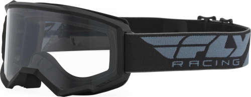 Fly Racing - Fly Racing Focus Goggles - 37-5104 - Black / Clear Lens - OSFM