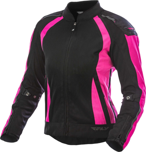 Fly Racing - Fly Racing CoolPro Womens Mesh Jacket - 477-8058-4 - Pink/Black - Large