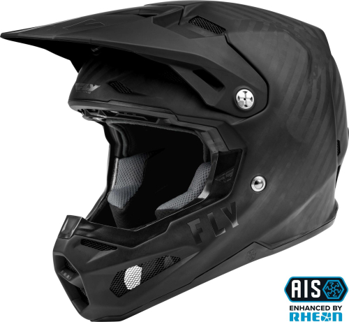 Fly Racing - Fly Racing Formula Carbon Solid Helmet - 73-4429L - Matte Black Carbon - Large