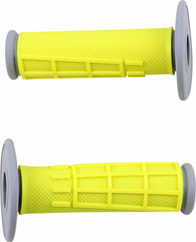 Moose Racing - Moose Racing Competition Diamond/Waffle Grips - Yellow - 1MG2315-YEM