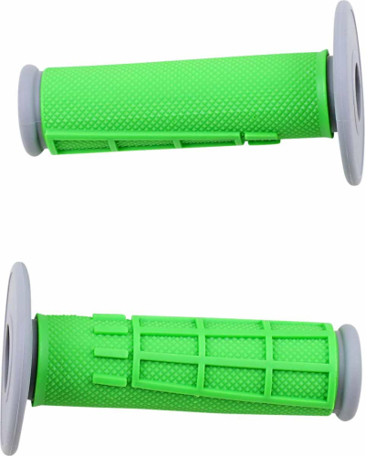 Moose Racing - Moose Racing Competition Diamond/Waffle Grips - Green - 1MG2315-GEM