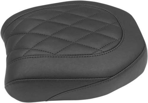 Mustang - Mustang Wide Tripper Forward Rear Seat - Diamond Stitch - Black - 75039