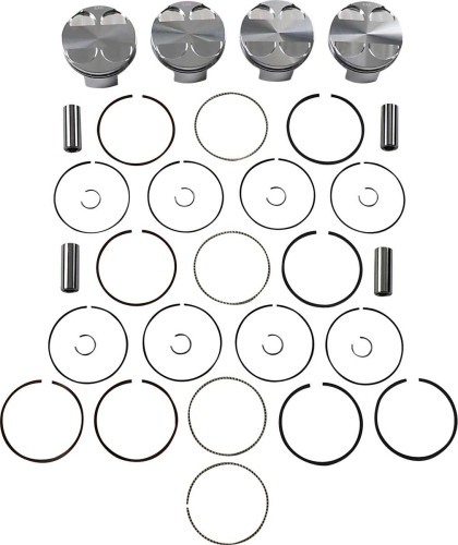 J.E. Pistons - J.E. Pistons FSR Piston - 2.00mm Oversize to 86.00mm, 13.5:1 Compression - 247621