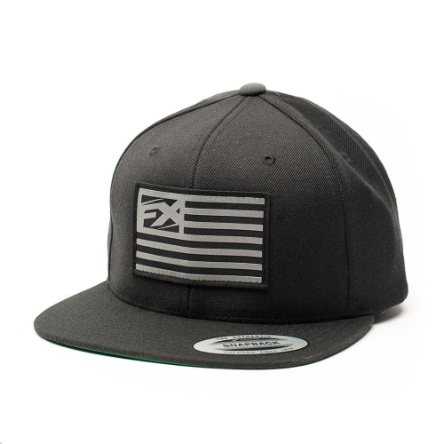 Factory Effex - Factory Effex FX Flag Snapback Cap - 22-86706 - Black - OSFM