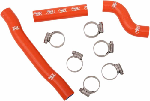 Moose Racing - Moose Racing Race Fit Radiator Hose Kit - 3 - Orange - 1902-1393