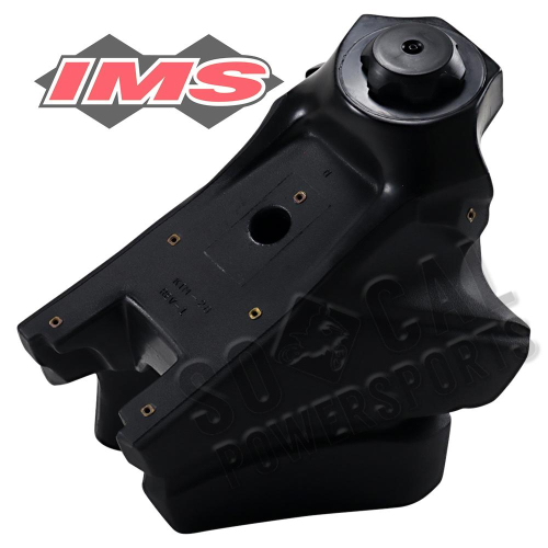 IMS - IMS Large Capacity Gas Tank - 3.5 Gal. - Black - 113339-BK1