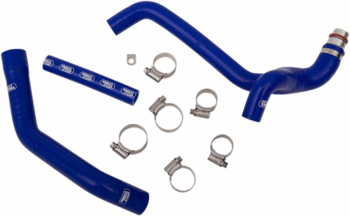 Moose Racing - Moose Racing Race Fit Radiator Hose Kit - 3 - Blue - MBU-YAM-86-BL