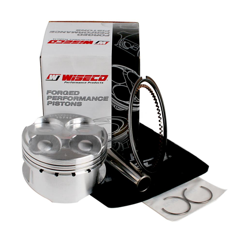 Wiseco - Wiseco Piston Kit - Standard Bore 65.45mm, 11.2:1 Compression - 4705M06550