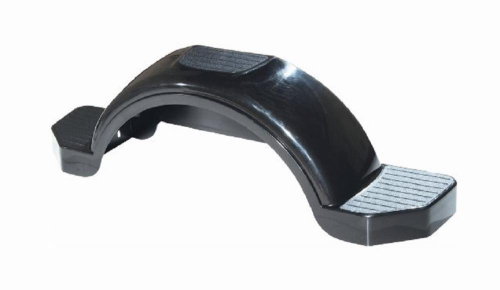 Fulton - Fulton HDPE Plastic Trailer Fender - Style D - Black - 008582