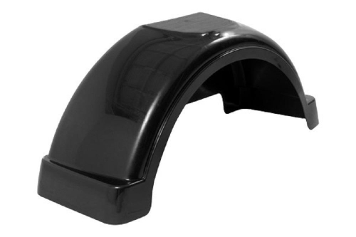 Fulton - Fulton HDPE Plastic Trailer Fender - Style C - Black - 008553